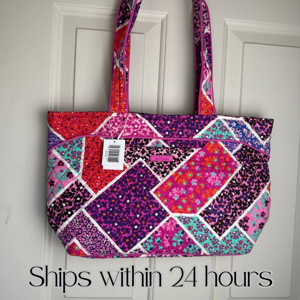 NWT Vera Bradley Modern Medley Mandy Shoulder Satchel Tote Handbag